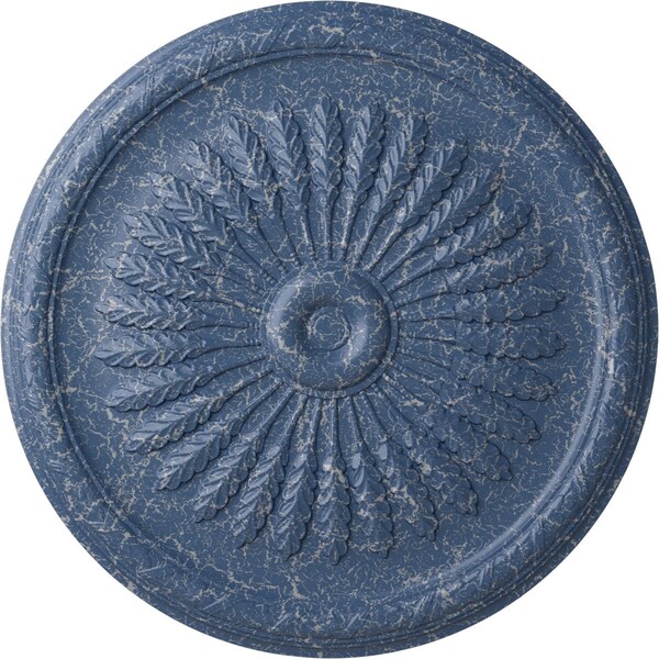 Ekena Millwork Juniper Ceiling Medallion (Fits Canopies up to 7"), Hand-Painted Americana Crackle, 36"OD x 1 1/2"P CM36JUAMC - main
